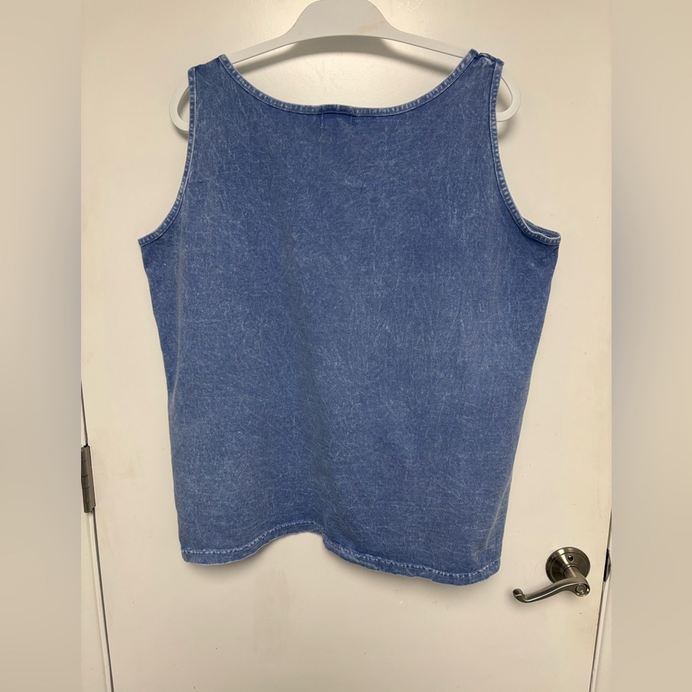 Blue Denim Tank Top - Picture 2 of 4